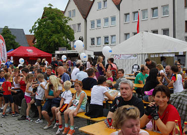 Nordic Walking Wettbewerb beim Frnkischen Schweiz Marathon 2008