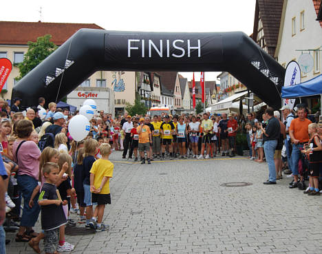 Nordic Walking Wettbewerb beim Frnkischen Schweiz Marathon 2008