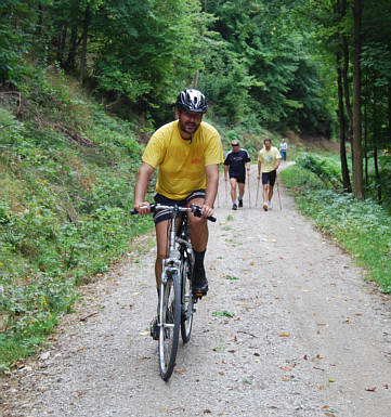 Nordic Walking Wettbewerb beim Frnkischen Schweiz Marathon 2008