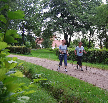 Nordic Walking Wettbewerb beim Frnkischen Schweiz Marathon 2008