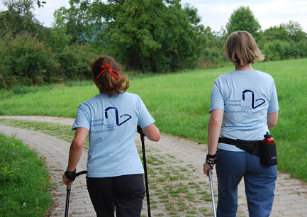 Nordic Walking Wettbewerb beim Frnkischen Schweiz Marathon 2008