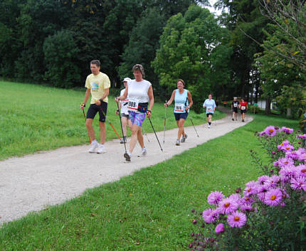 Nordic Walking Wettbewerb beim Frnkischen Schweiz Marathon 2008