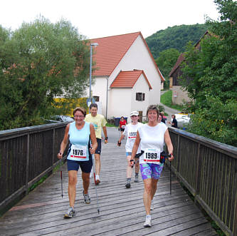 Nordic Walking Wettbewerb beim Frnkischen Schweiz Marathon 2008