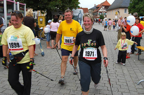 Nordic Walking Wettbewerb beim Frnkischen Schweiz Marathon 2008