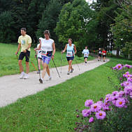 Nordic Walking Wettbewerb beim Frnkischen Schweiz Marathon 2008